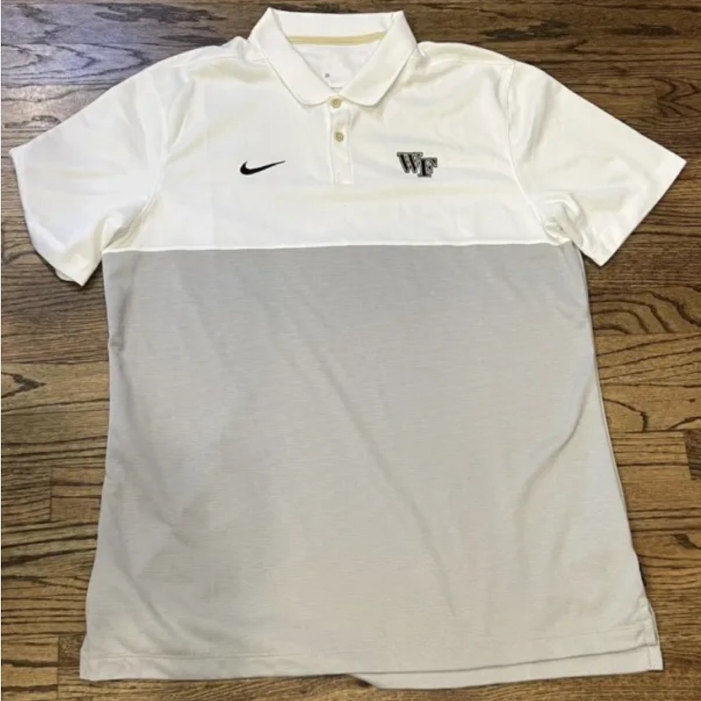 Nike Wake Forest Demon Deacons Polo Shirt DriFit Large